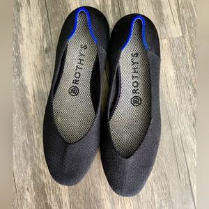 Rothy’s The Flat Black Shoes size 8